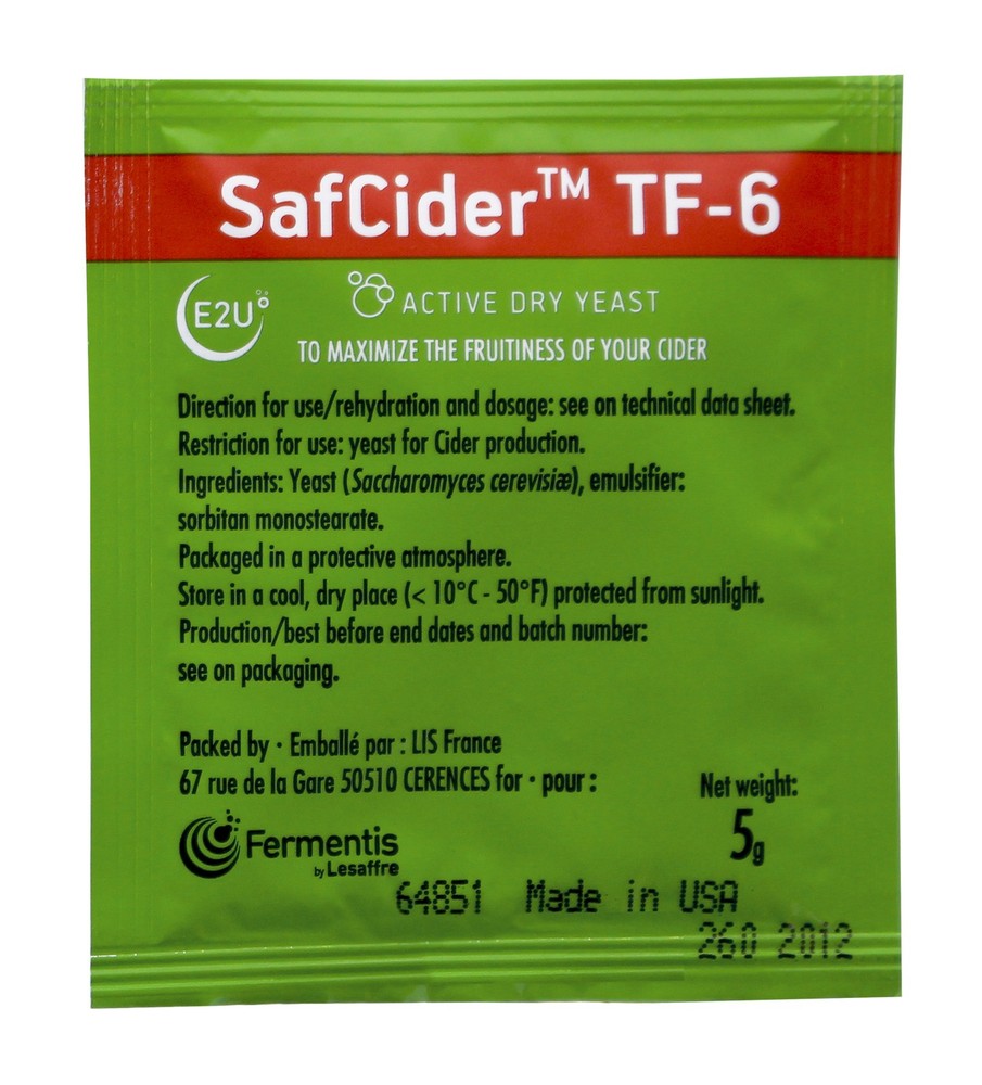 Fermentis SafCider™ TF-6 (5g)