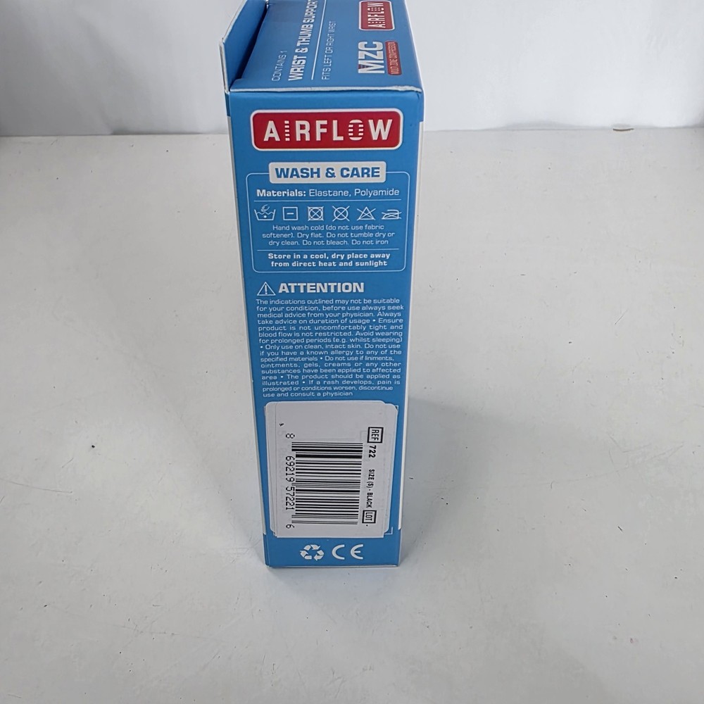 Neo G Airflow Wrist Thumb Support Size Small. New.