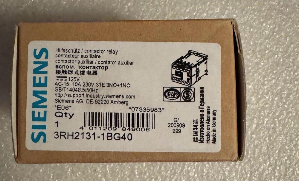 SIEMENS 3RH2131-1BG40