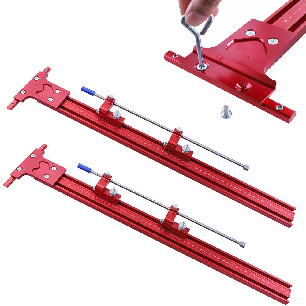 Parallel Rail Guide System Track Saw Woodworking Guide Carpentry Tool Set New
