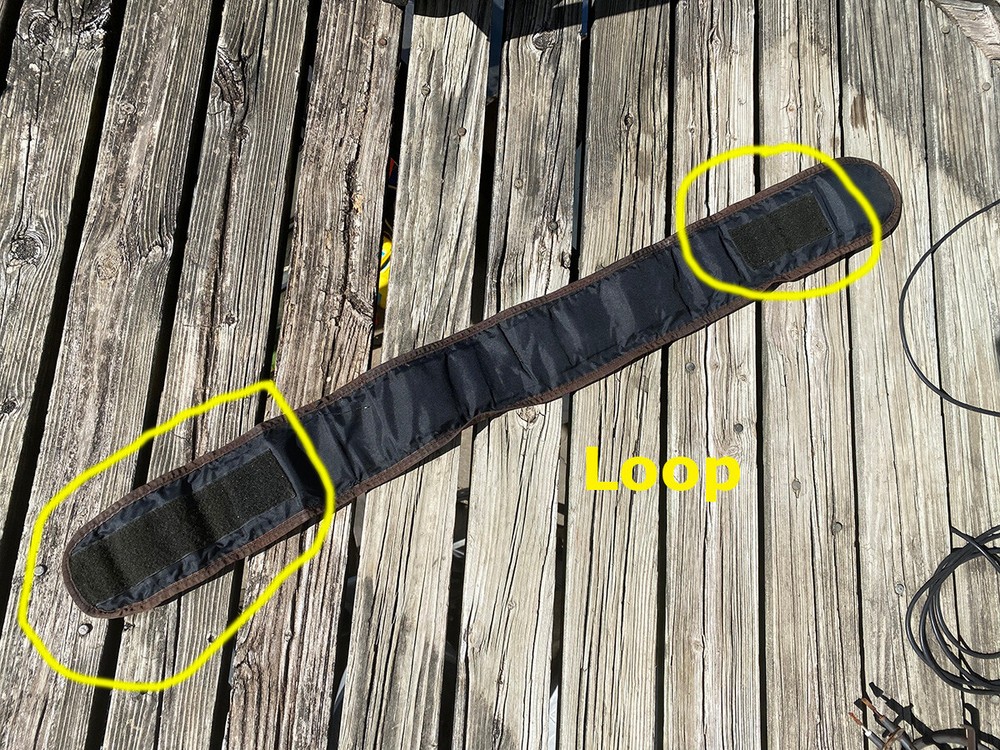Strap, waist, BCD, hook & loop, cummerbund