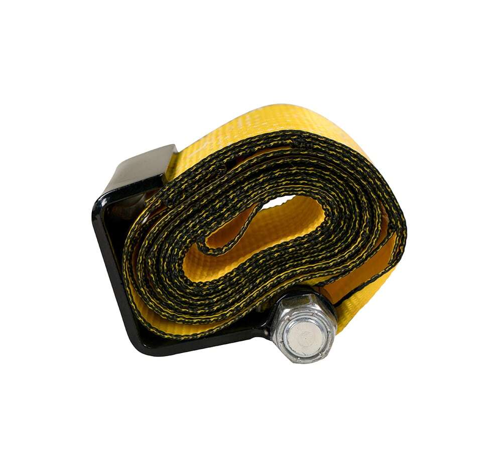 20 Pack 4"x5' Roll Off Container Winch Strap with Flat Hook 5400 # WLL Bolt-On