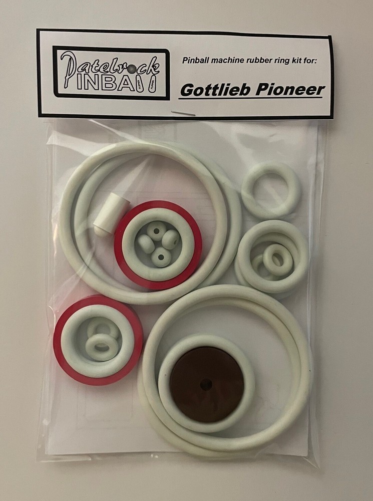 1976 Gottlieb Pioneer Pinball Machine Rubber Ring Kit