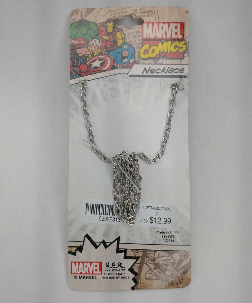 Marvel Comics Necklace Cabochon Pendant New