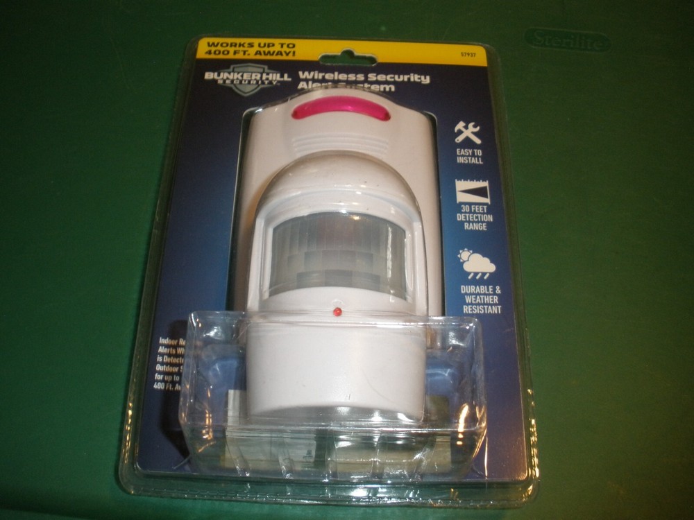 New BUNKER HILL SECURITY Wireless Security Alert System #57937 (T80)