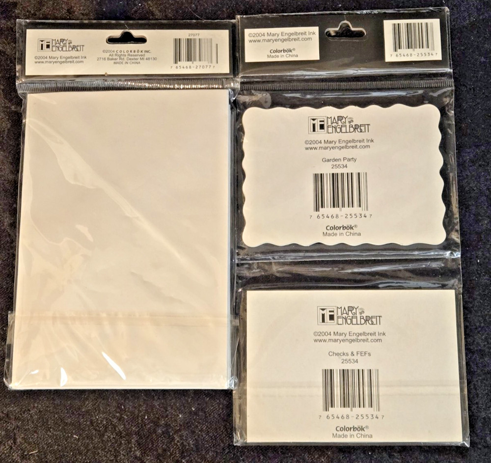 Mary Engelbreit--8 Note Cards w/ env & Self Stick Notes--Gardening Happiness
