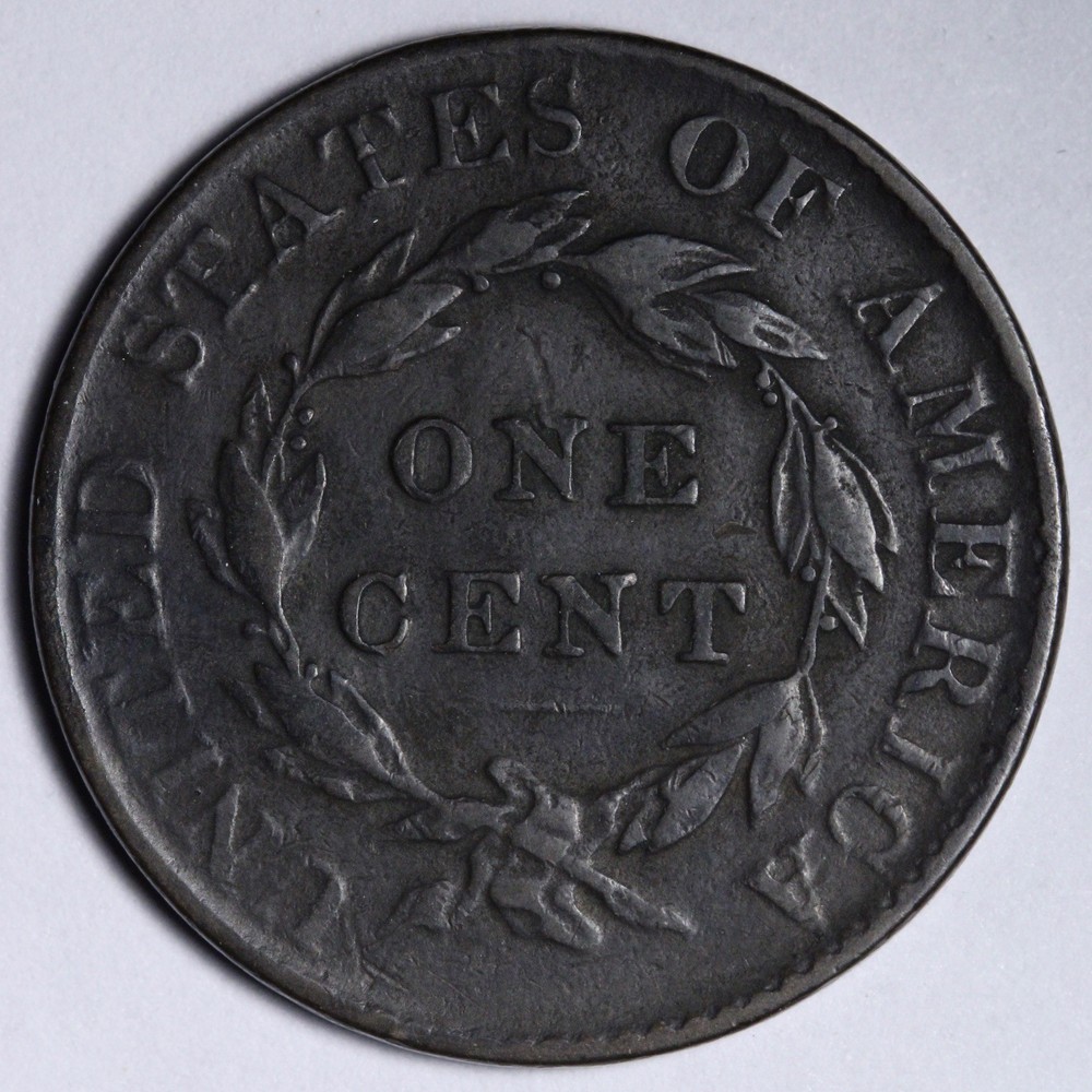 1824 Coronet Head Large Cent VF E116 TQTNM