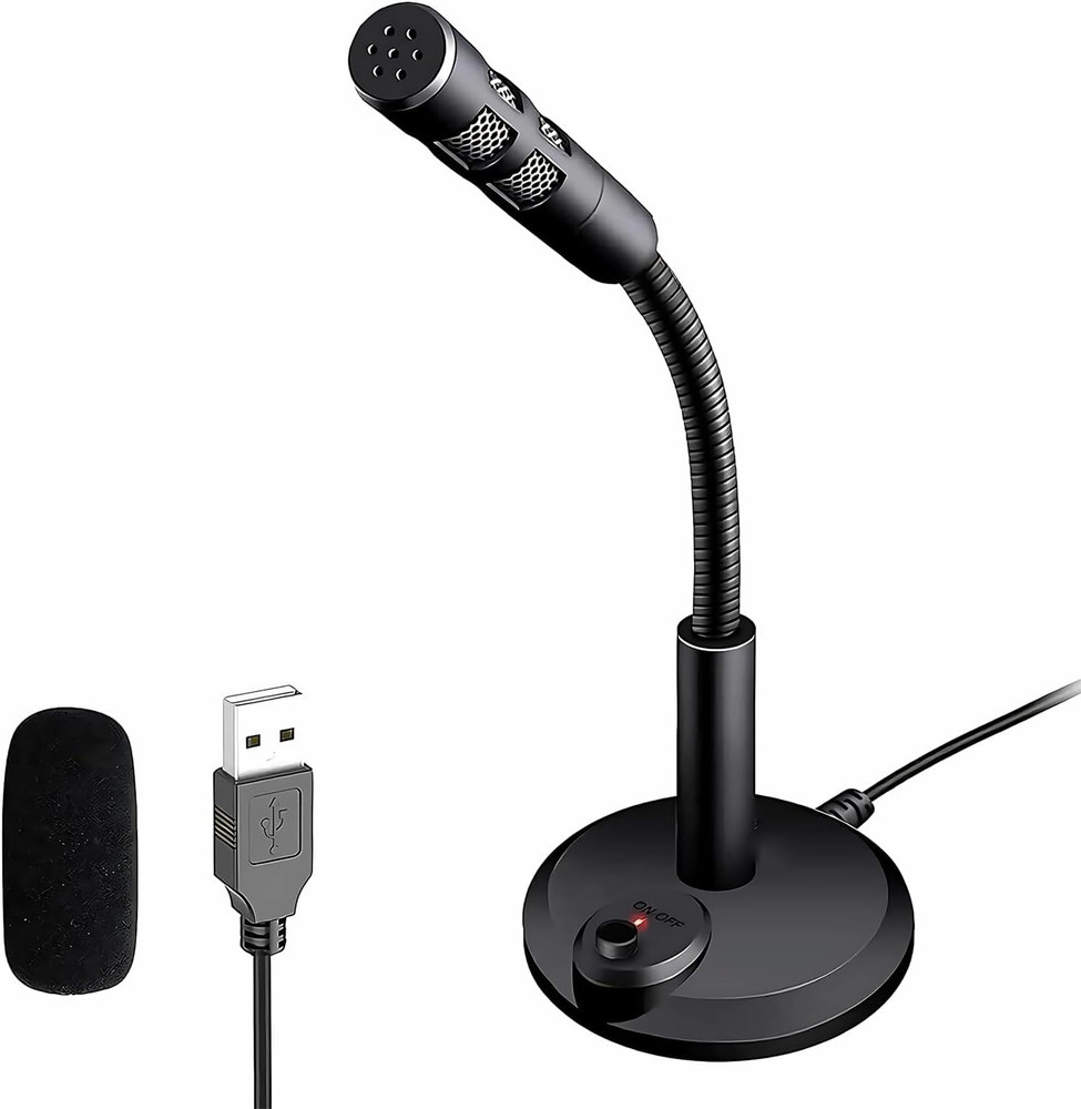 USB Computer Microphone,Plug and Play Desktop PC Laptop Microphone with Mute ...