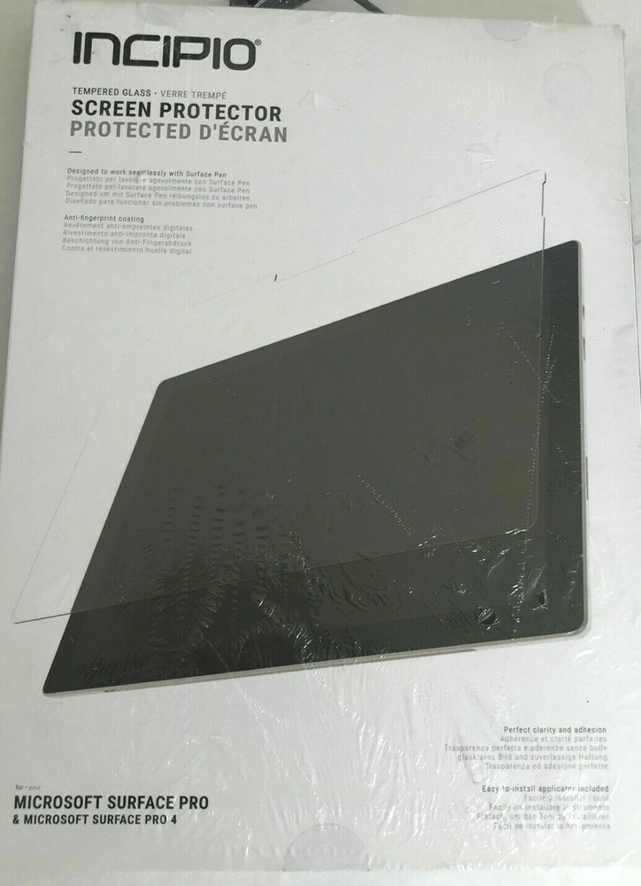 INCIPIO PLEX Plus Shield-- Pro 4 And Surface Pro --Screen Protector NEW