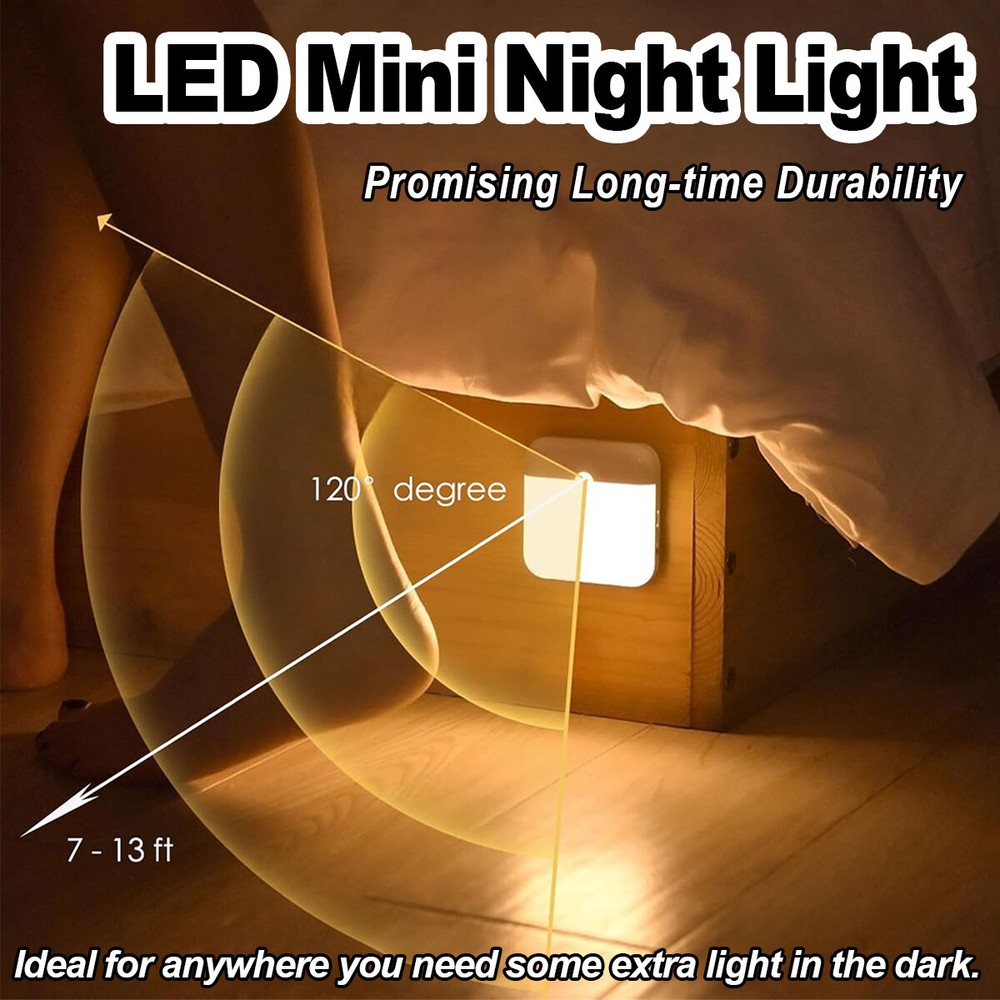 Motion Sensor Led Night Light Rechargeable Magnetic Warm White/Cool White Smart