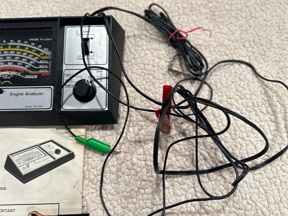 Vintage Sears Solid State Made in USA Engine Analyzer Model 161.2161