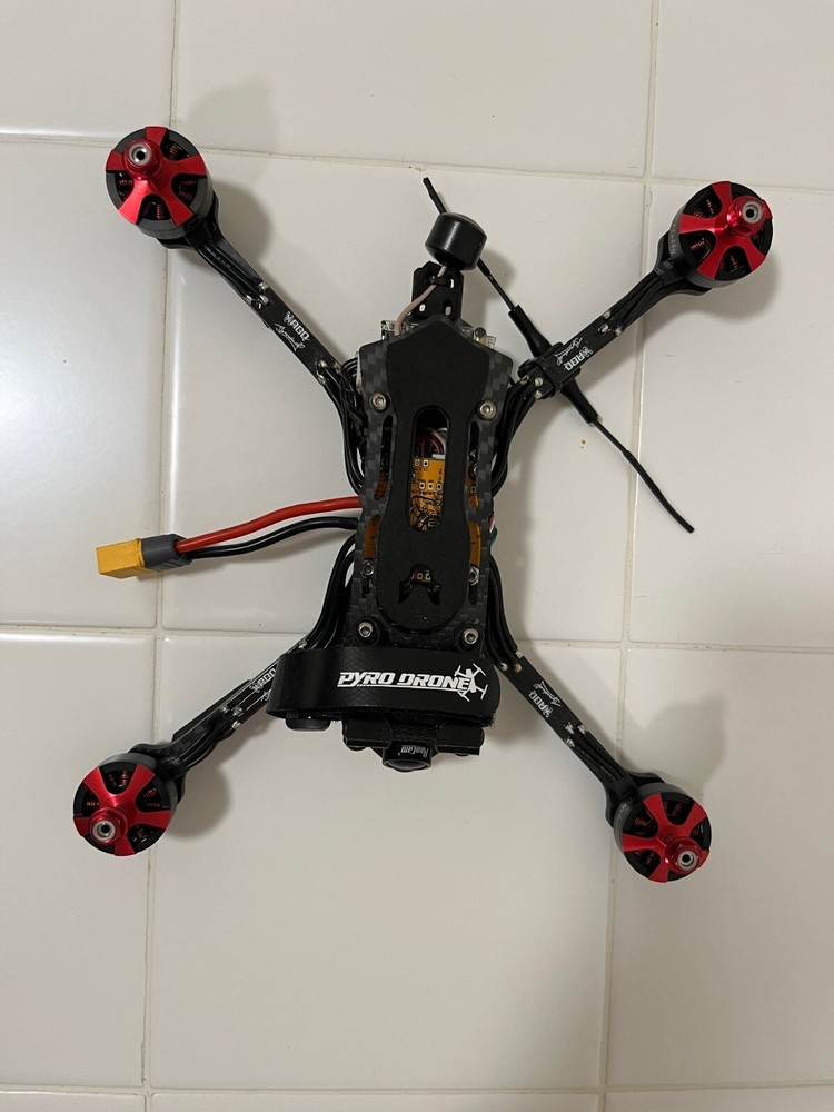 6S 5" Pyrodrone FPV Quad - Custom Racing Drone