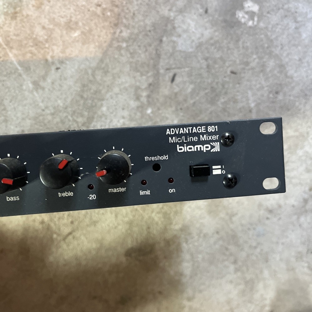 Biamp Mic/Line Mixer Advantage 801
