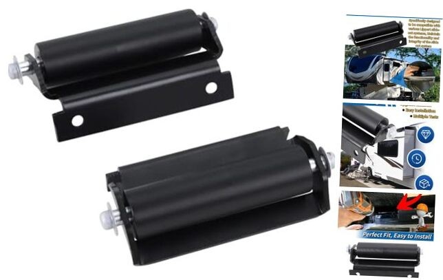 276288 RV Slide Out Roller Replacement, Solid Steel Plate J-36 Service 2 PCS