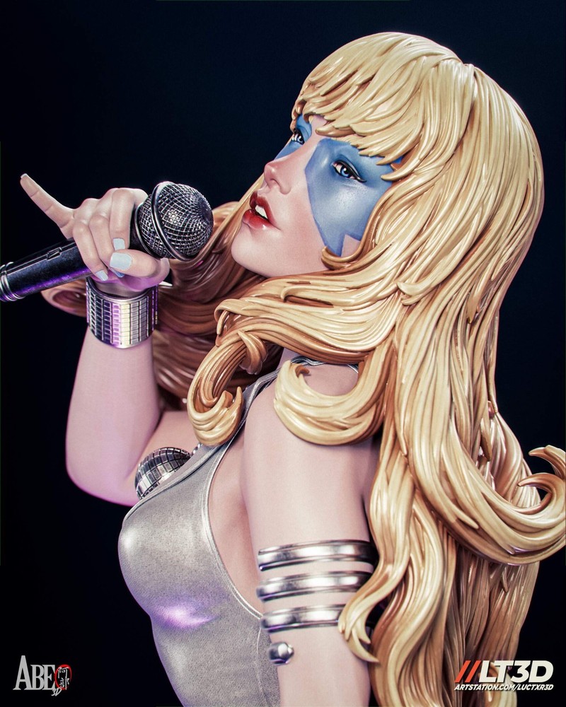 Dazzler Statue 3D Printed kit Unpainted/Unassembled