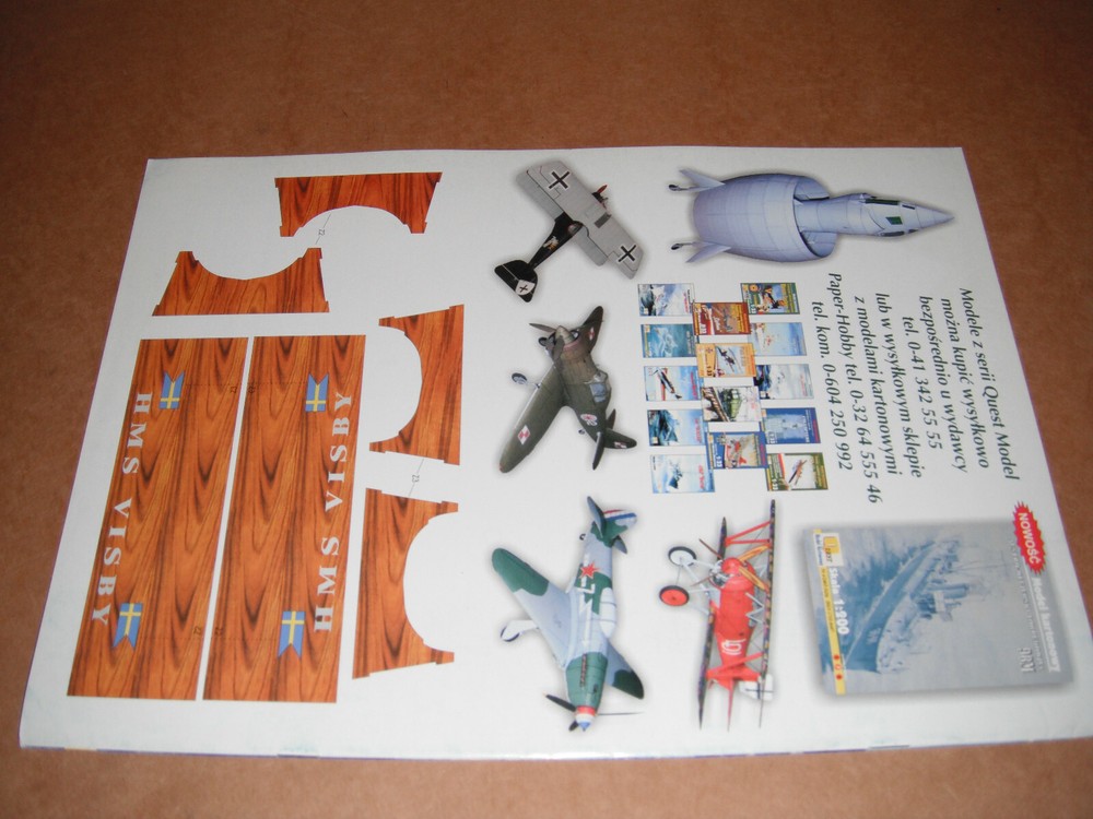 Paper Card Model - Visby - by Quest