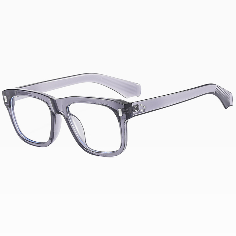 Men Square Blue Light Blocking Reading Glasses Clear Lens Full Frames Glasses