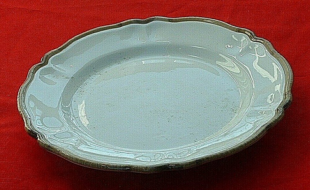 Deruta Ceramic Semplice Small Round Platter 13in
