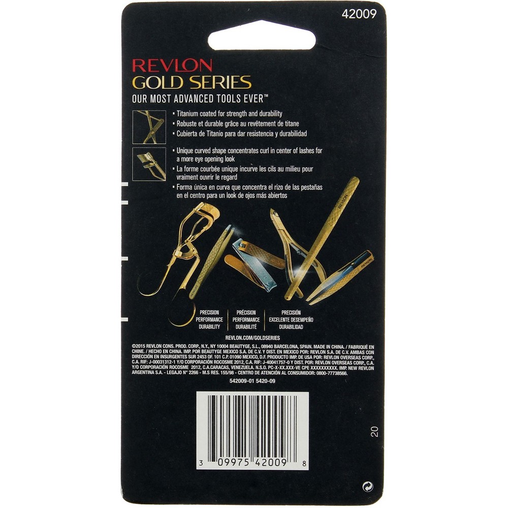 2 Pack Revlon Gold Series Eyelash Curler