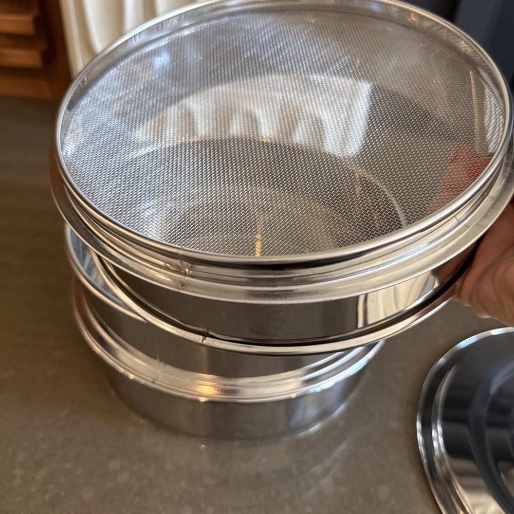 9" Stainless Steel Seed Sprouting Kit, Stackable 3-Tier Mesh Tray Zesti Greens