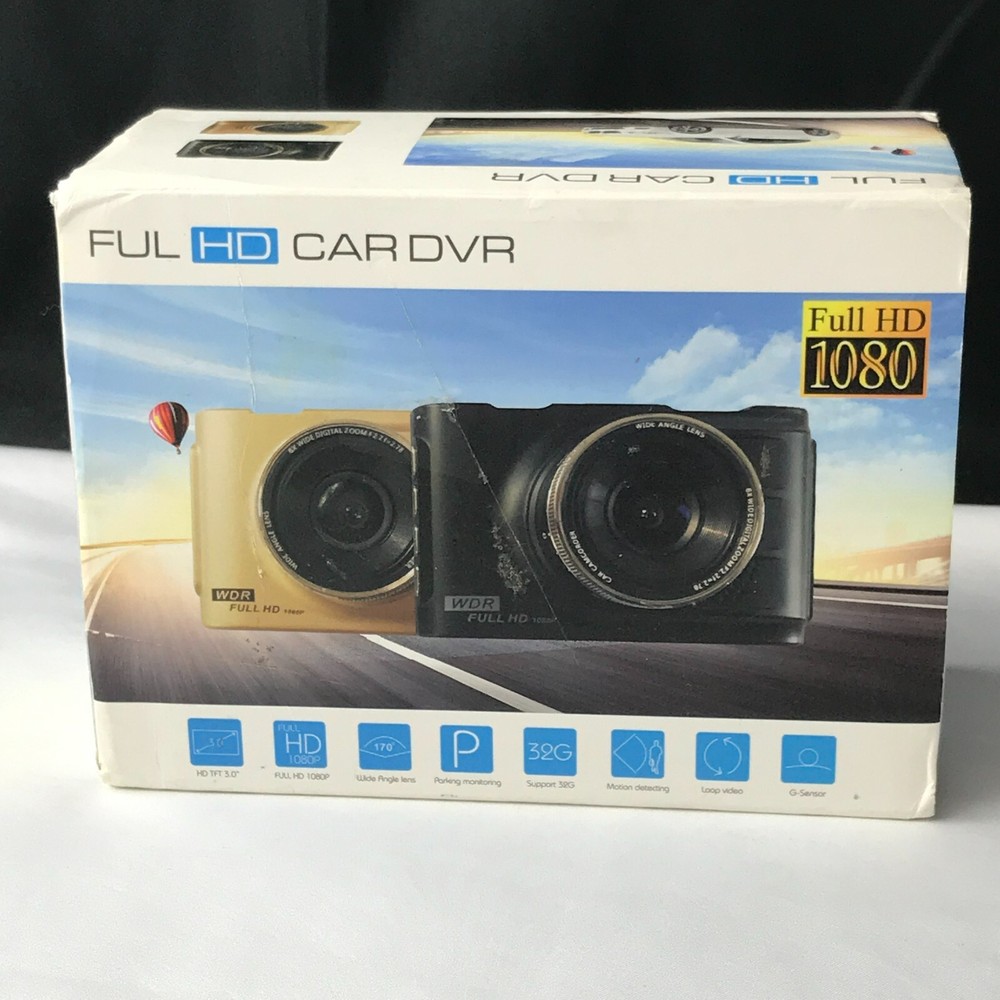 1080P Car DVR - 3" LCD, Mini Camera, 4x Zoom