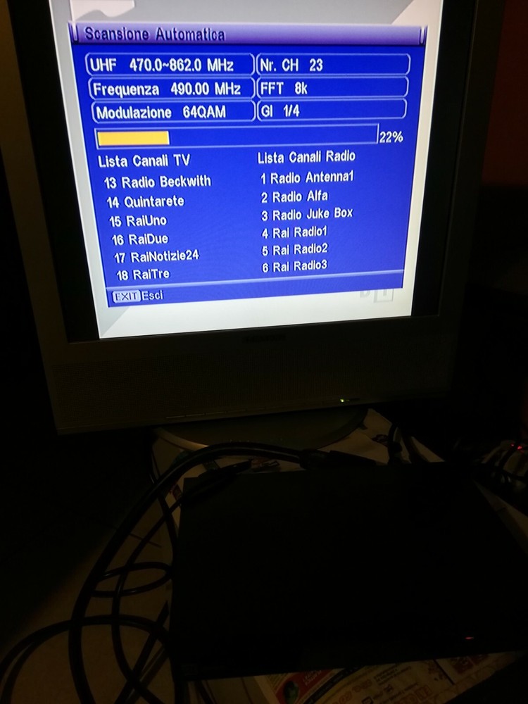 TELE SYSTEM DVB T-1 TS6207 - Digital Terrestrial Decoder with Remote Control - Black