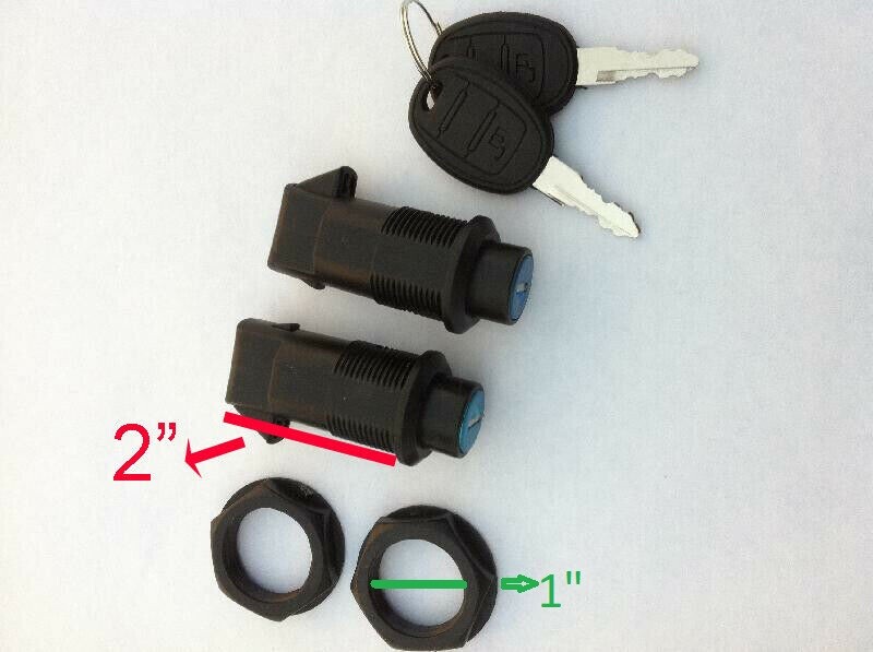 Replacement RS Lock Set for Mutazu RS Universal Saddlebags