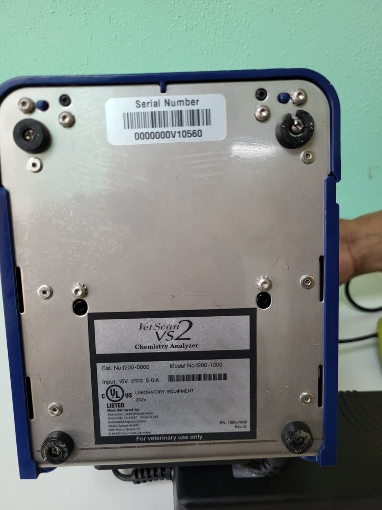 Abaxis Zoetis Vetscan VS2 Veterinary Chemistry Analyzer