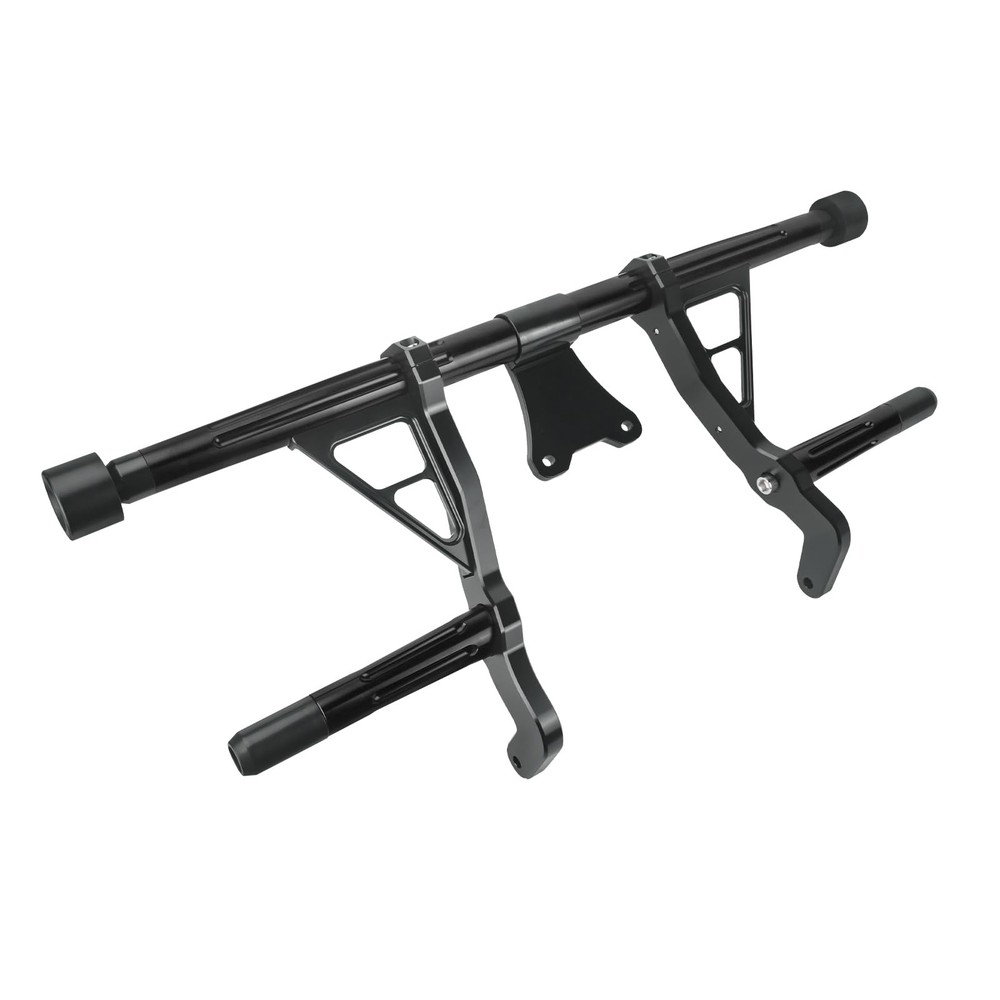 Front Engine Guard Heavy Duty Crash Bar for Harley Touring 2009-2025 Black