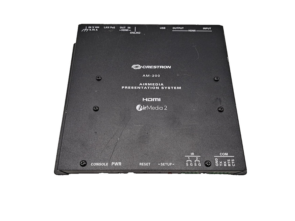 CRESTRON AM 200 AIR MEDIA PRESENTATION SYSTEM Creston