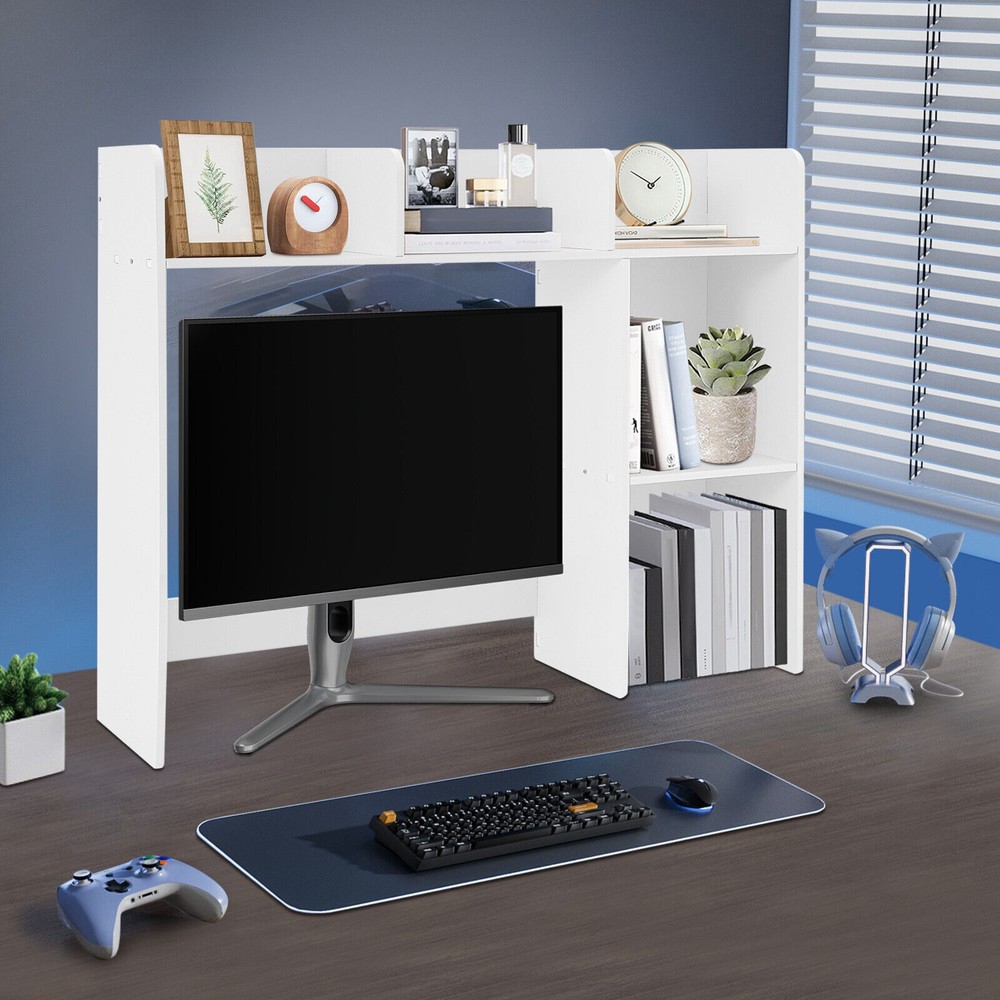 Stylish Desk Bookshelf Organizer with 6 Compartments for Efficient Storage