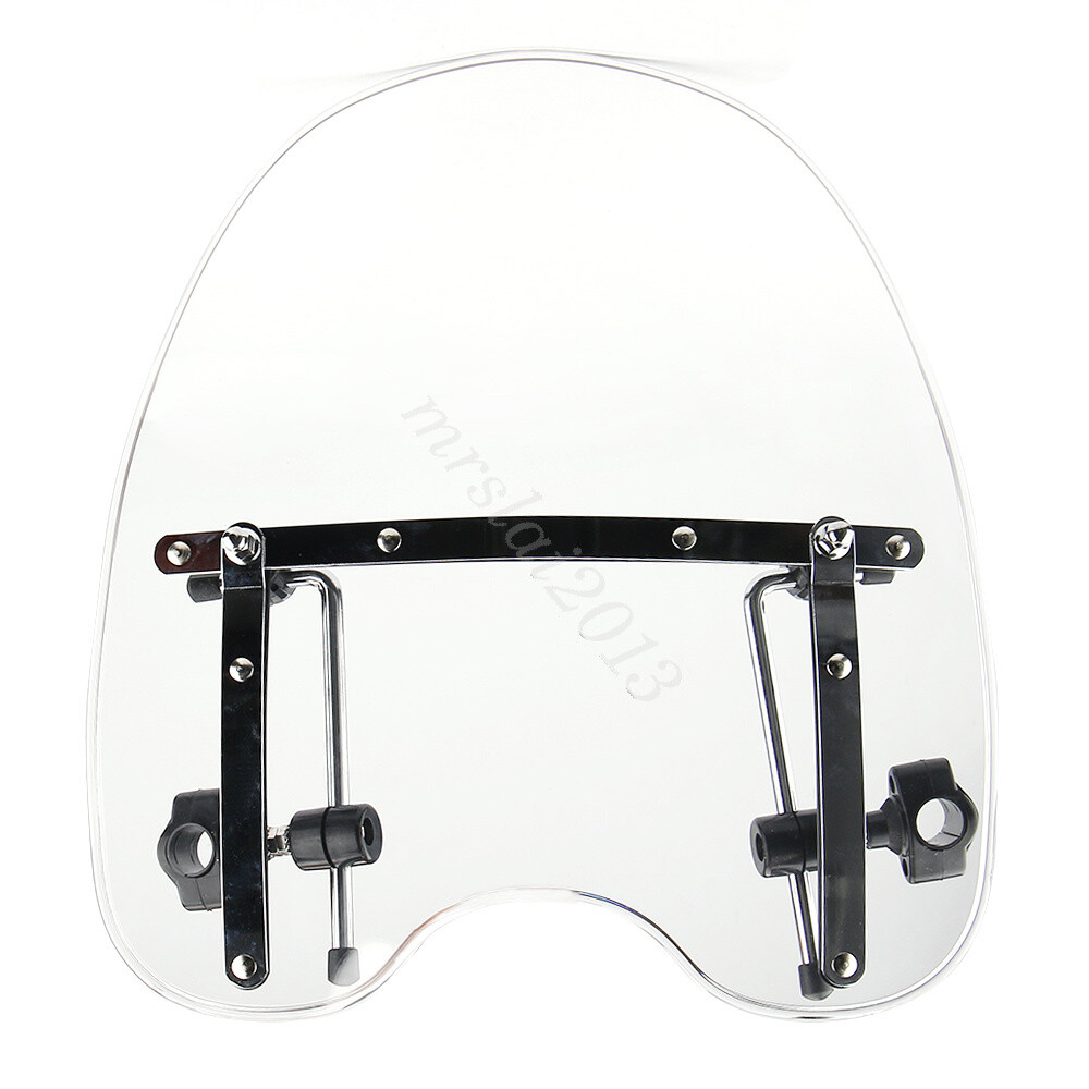 Motorcycle Windshield Wind Screen Hardware Universal 7/8''&1'' For Honda Yamaha