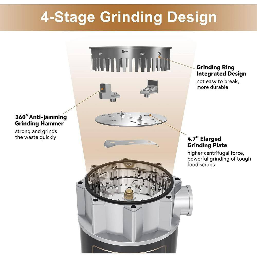 3/4 Hp. Continuous Feed Commercial Garbage Disposal