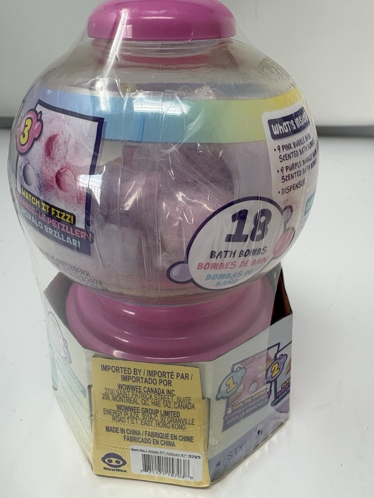 WowWee Style Squad – Bubblegum Scented Bath Bomb Machine