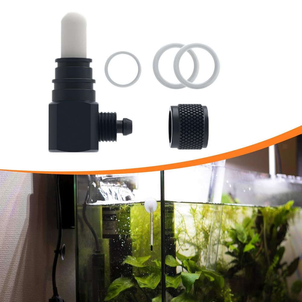 Aquarium Diffuser Aluminum Alloy Easy Installation Planted Tank CO2 Diffuser