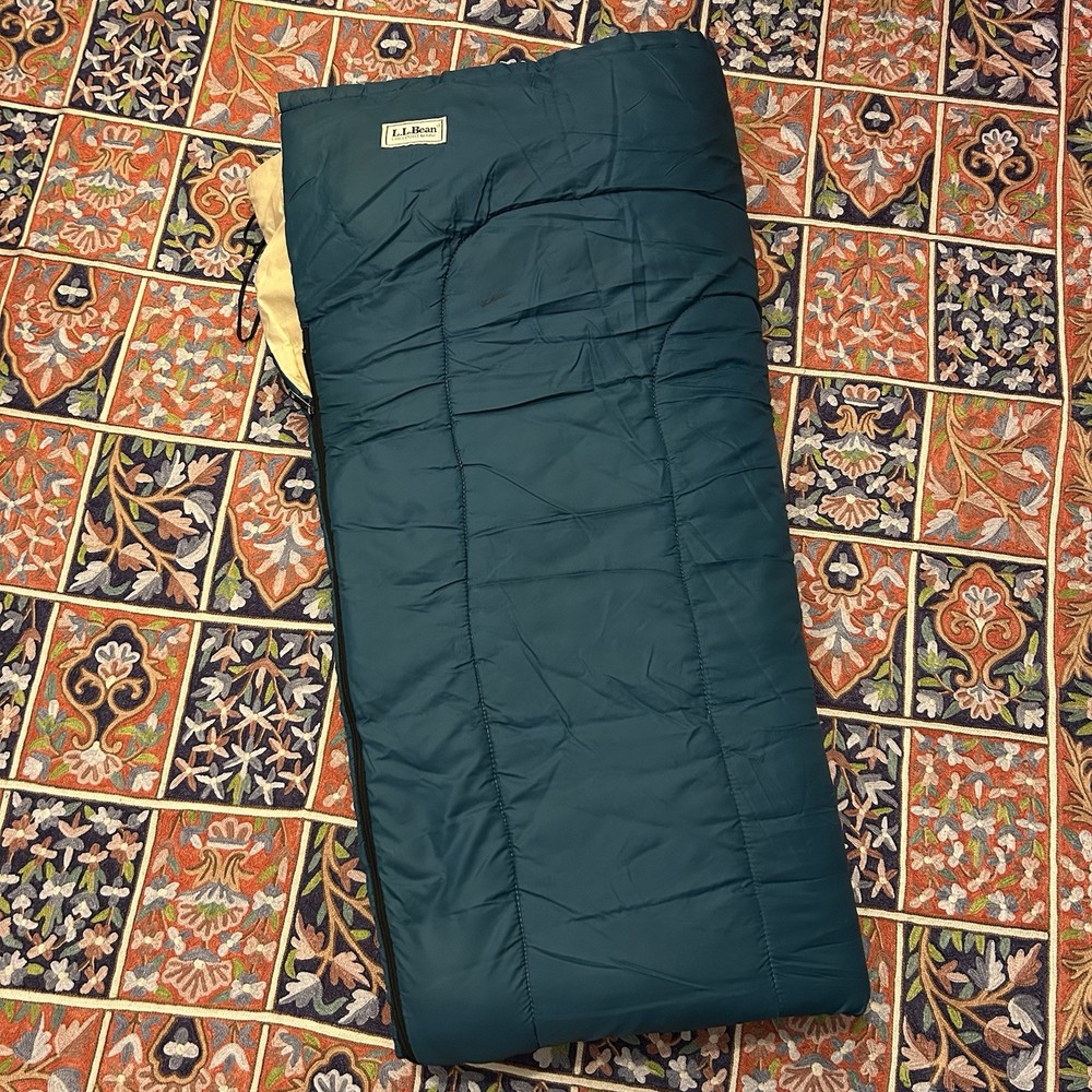 Vintage Ll Bean Large Sleeping Bag 33x76”