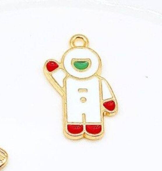 Alloy Enamel Astronaut Space Shuttle Space Charms