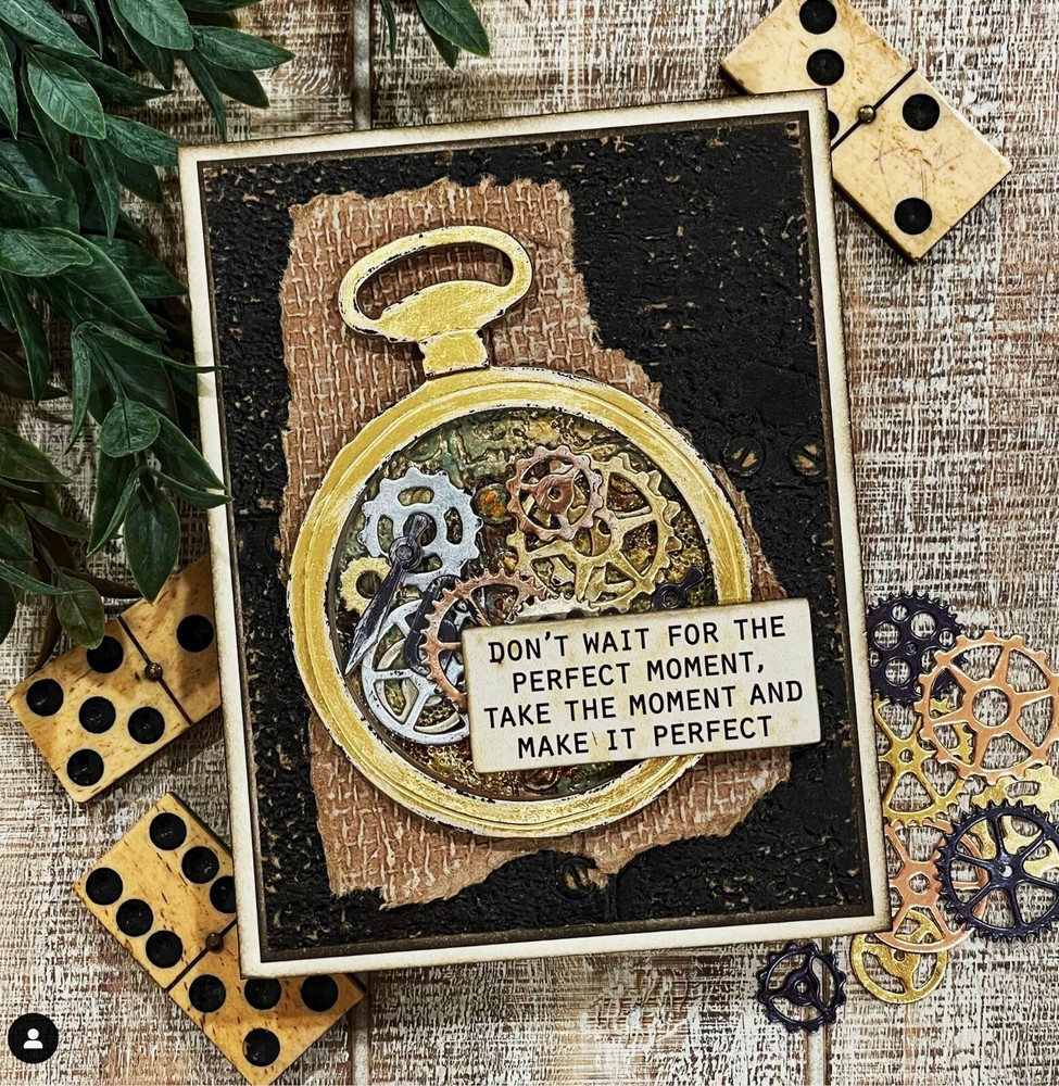 Sizzix Thinlits 29pc Vault Watch Gears #666603 Retail $20.99 by Tim Holtz