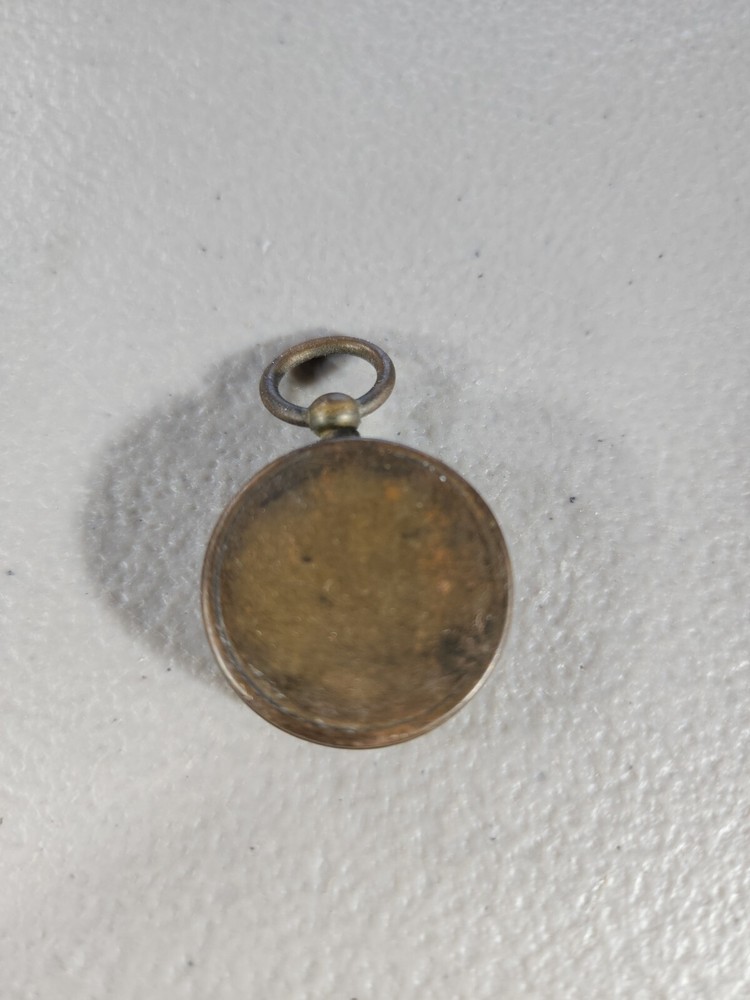 Vintage Miniature Compass Brass Made In Germany