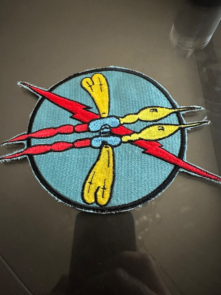 Vintage USAF 332nd Fighter Squadron Patch Lightning Bugs