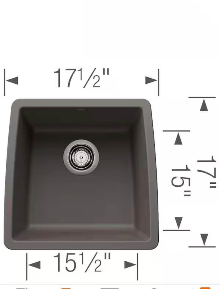 440082 17-1/2" Performa Bar Bowl - Metallic Gray