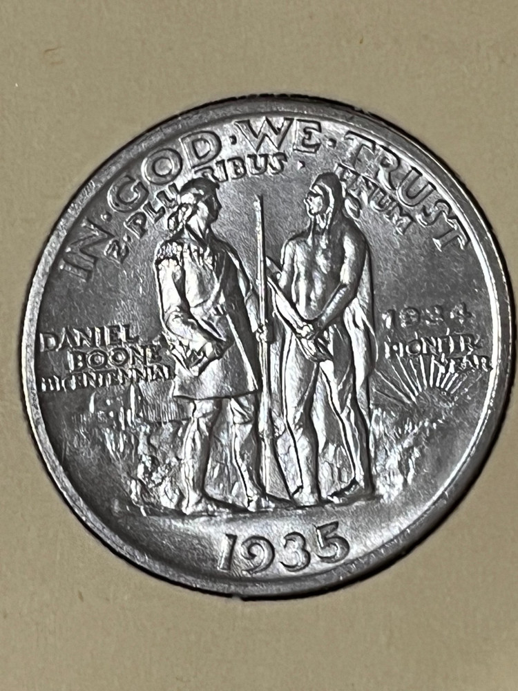 1935/34 Boone Commemorative Half Dollar
