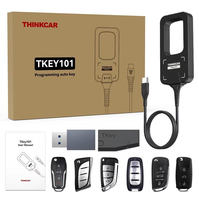 THINKCAR TKEY101 KEY Programmer Fob IMMO Work with Thinkscan 689BT / Mucar 892BT