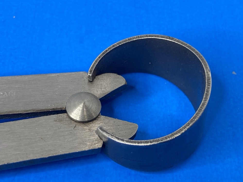 ALYCO 9 1/4" Long Yankee Spring Inside Caliper Flat Leg - Solid Nut - SPAIN VTG