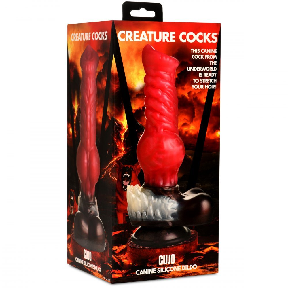 Creature Cocks: Cujo Can-nine Silicone Dildo - Large ---FREE SHIPPING!!!