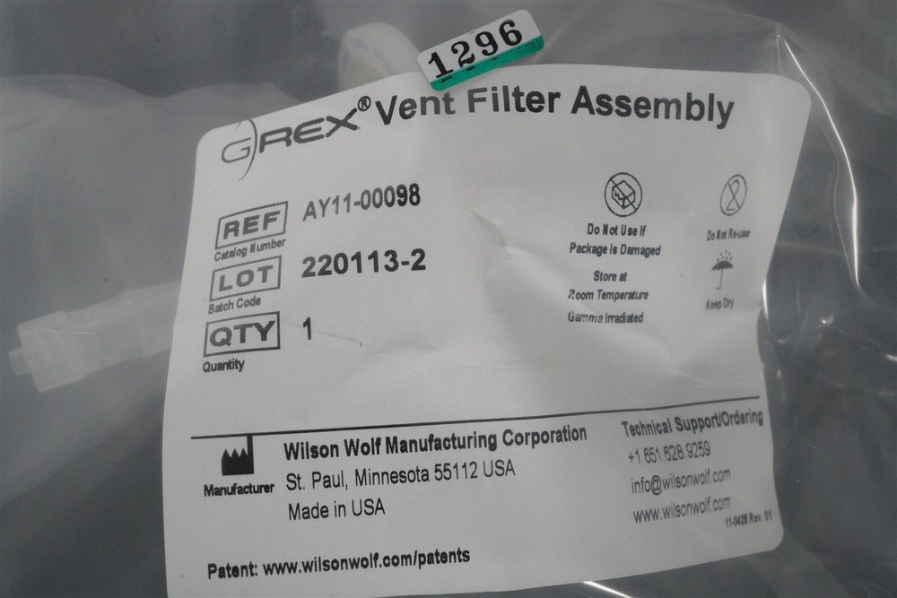 GREX Vent Filter Assembly AY11-00098
