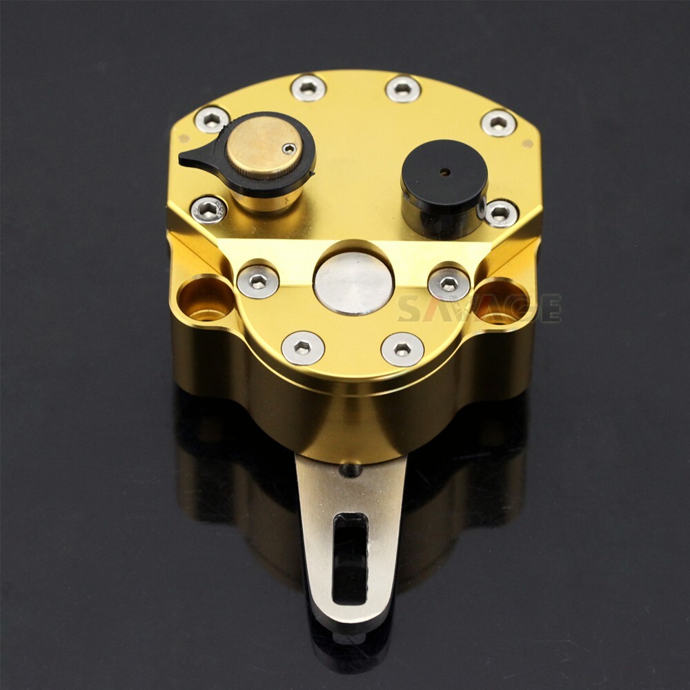 Motorcycle Universal Adjustable Steering Damper Stabilizer Safety