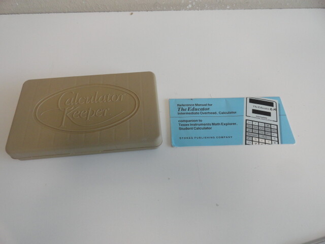 Lot of 5 The Educator Basic and Intermediate Overhead Calculator