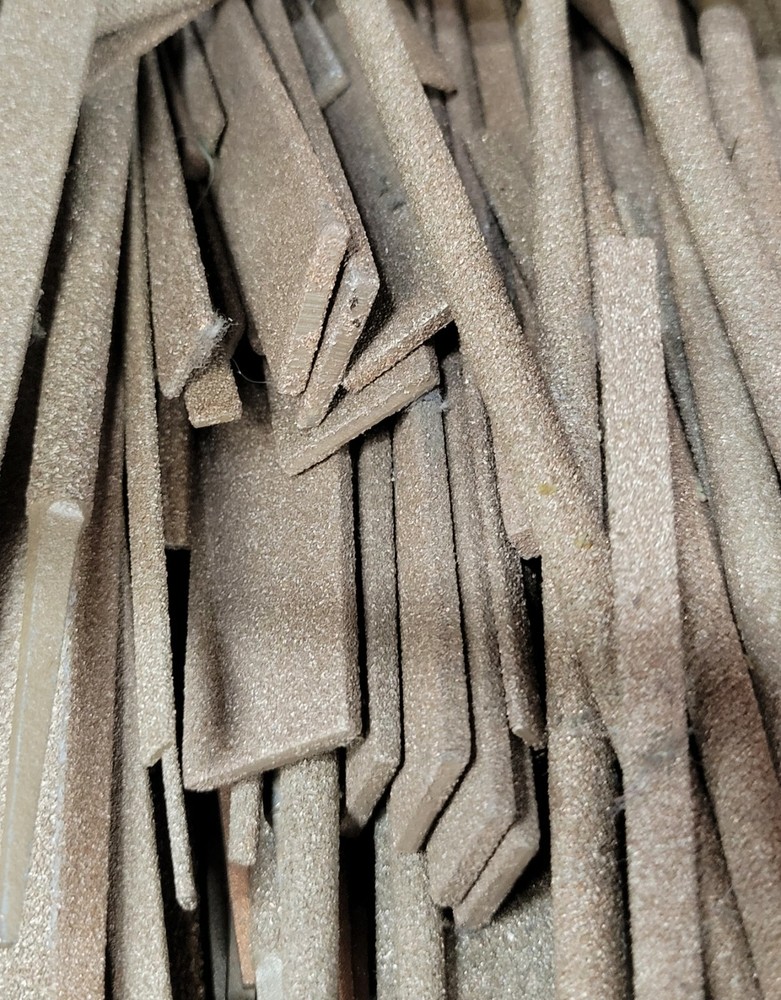 Tungsten carbide assorted set Flat file fine grit