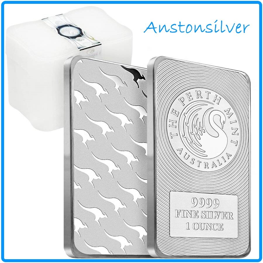 Australia Perth Mint 1 oz Silver Kangaroo Silver Bar